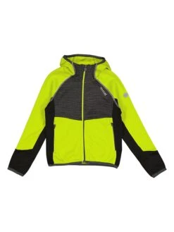 Regatta Fleecejacke "Prenton" In Neongrün/ Grau