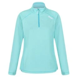 Regatta Outdoor Sweatshirts Montes 1/2 ZIP Fleece Sweatshirt Women Turquoise