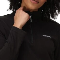 Regatta Outdoor Sweatshirts Sweethart 1/2 ZIP Fleece Sweatshirt Women Black 8 Regatta Outdoor Sweatshirts Sweethart 1/2 ZIP Fleece Sweatshirt Women Black -Regatta regatta outdoor sweatshirts sweethart 1 2 zip fleece sweatshirt women black 8