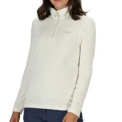 Regatta Outdoor Sweatshirts Sweethart 1/2 ZIP Fleece Sweatshirt Women White