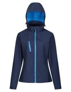Softshelljacke Venturer 3-layer Mit Kapuze Navy-French Blue